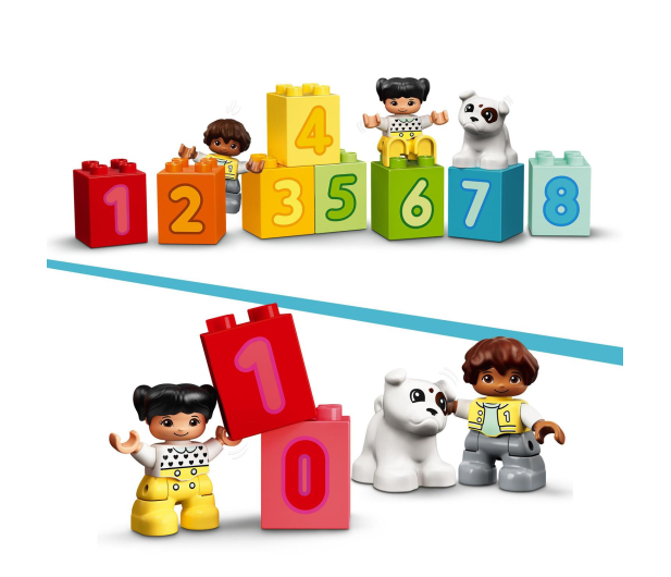 LEGO DUPLO 10954 Pociąg z cyferkami – nauka liczenia - 1019948 - zdjęcie 6